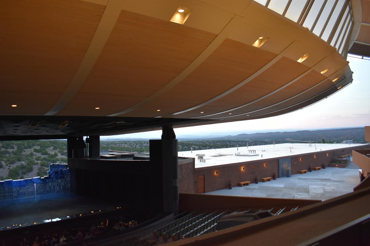 Santa Fe Opera building and stage