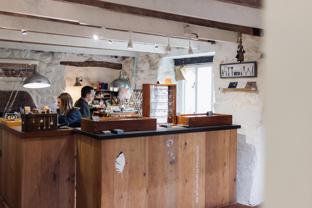 Fay Page jewellery workshop