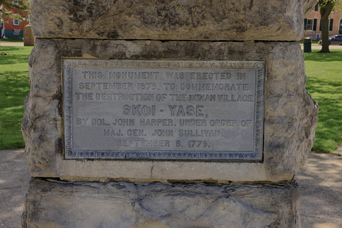 Sullivan Expedition marker - Iroquois Village