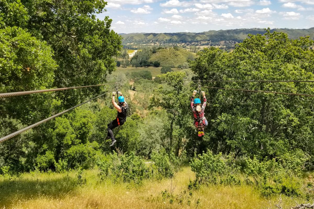 Ziplining