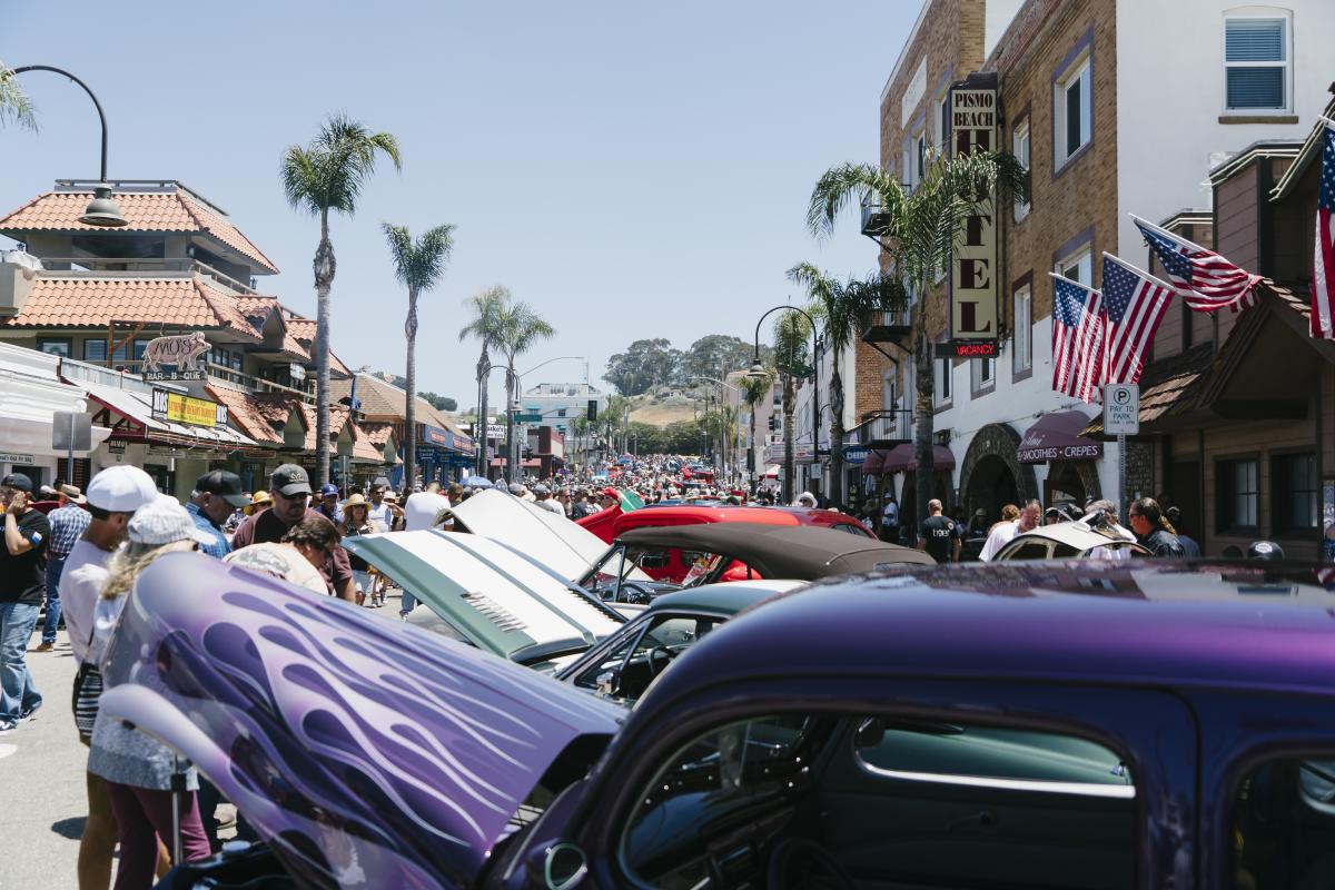 Classic Cars At The Pismo Beach Car Show in SLO CAL