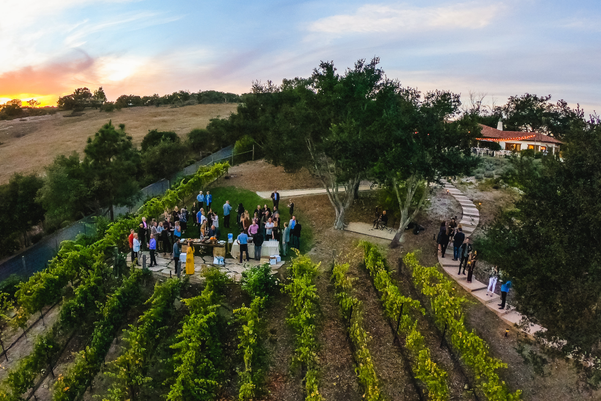 group event at winery