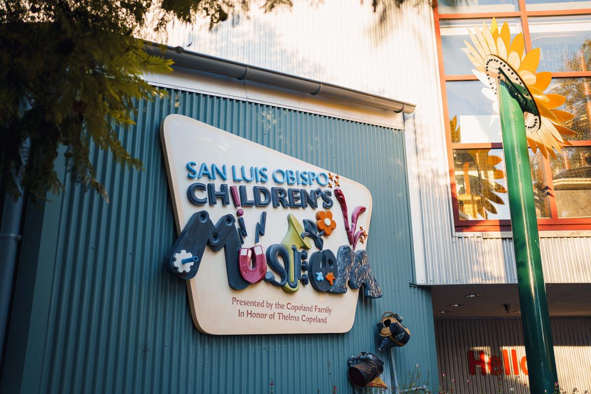 The sign of the San Luis Obispo Children's Museum