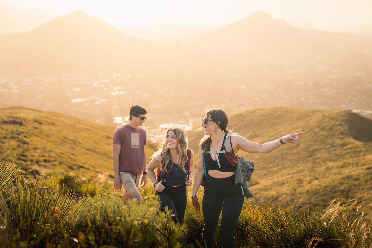 group hiking in San Luis Obispo