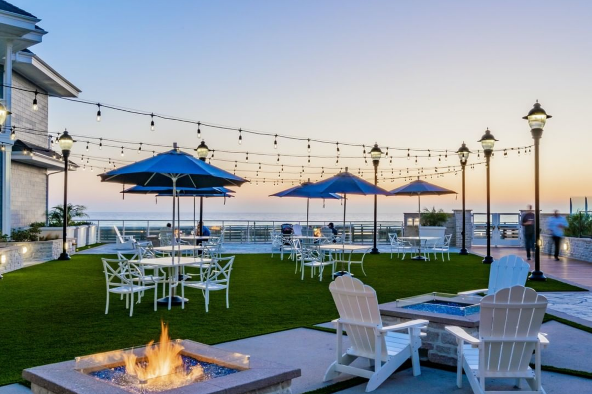 Vespera Resort's outdoor patio