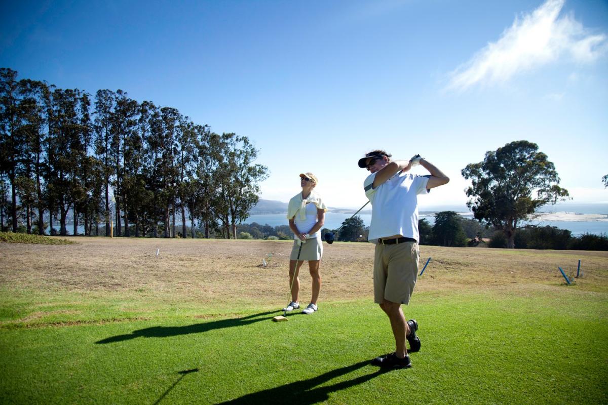 golfing in SLO CAL
