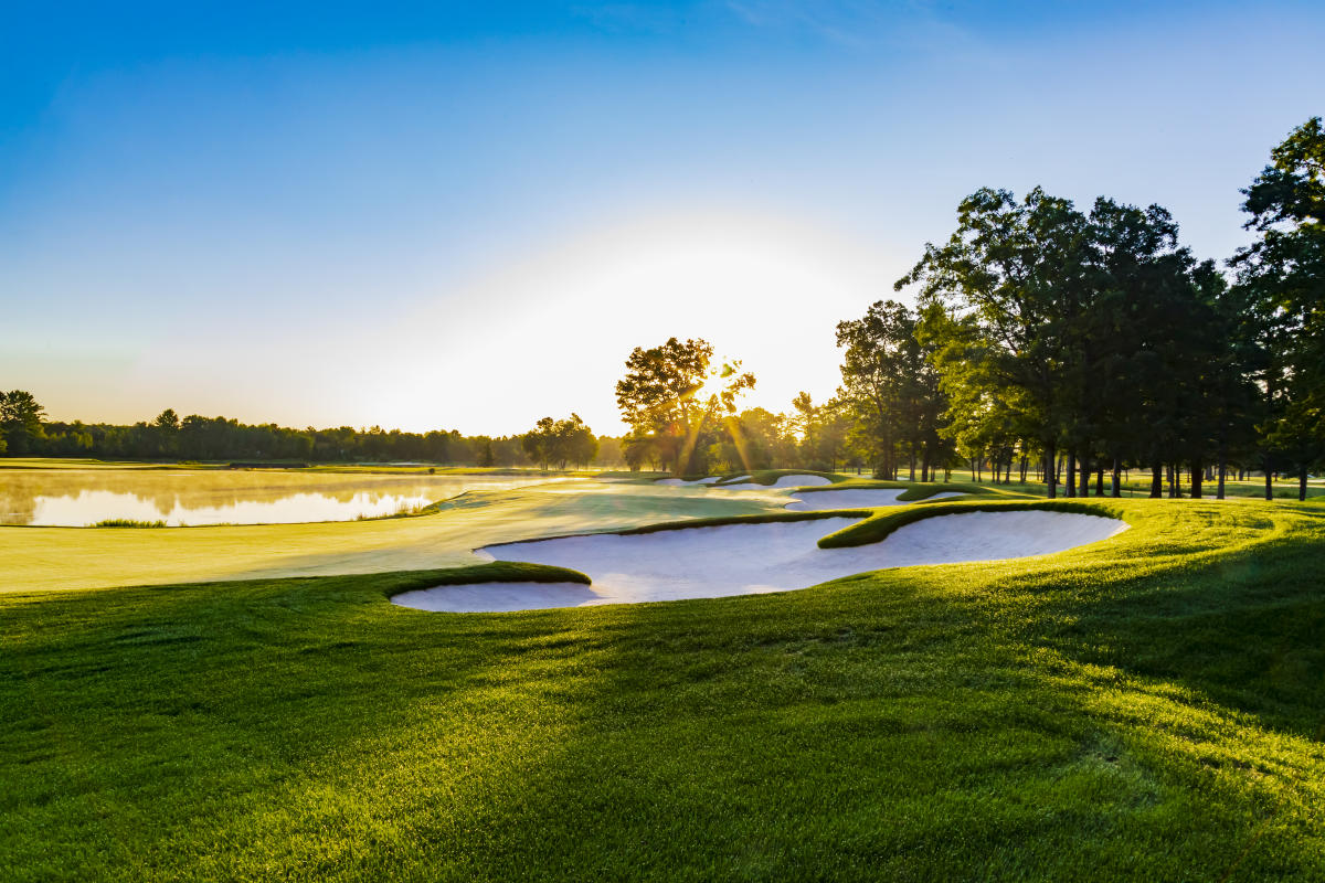 Golf at the championship course in Stevens Point, WI