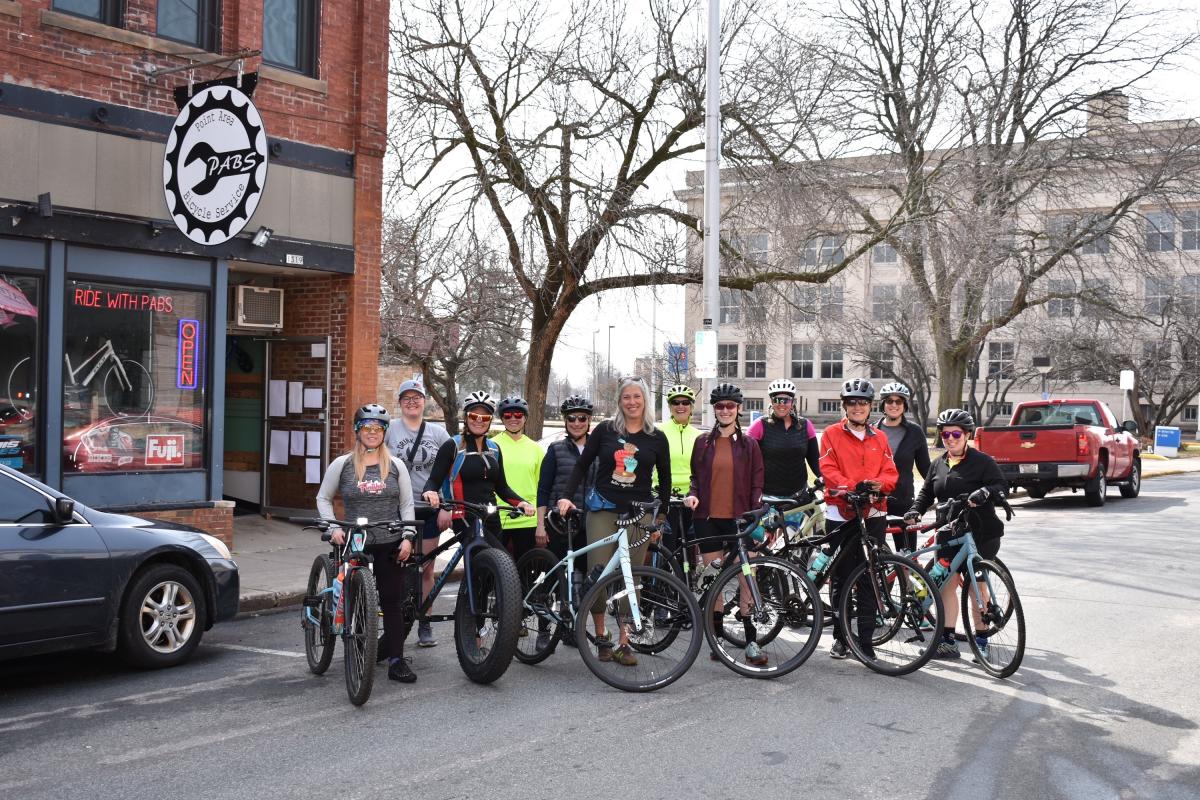 Hop on your bike with this female-centered biking group, Girls on Gravel, in the Stevens Point Area.