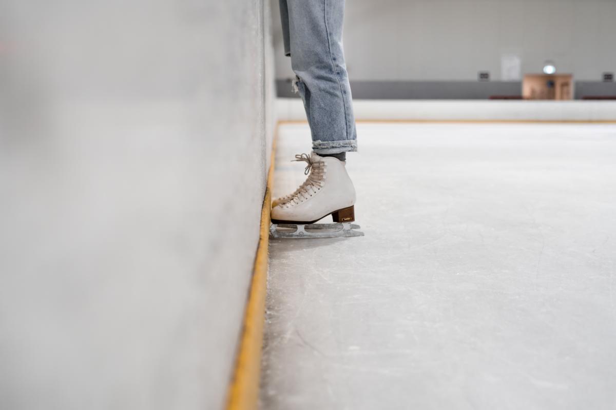 Ice skating