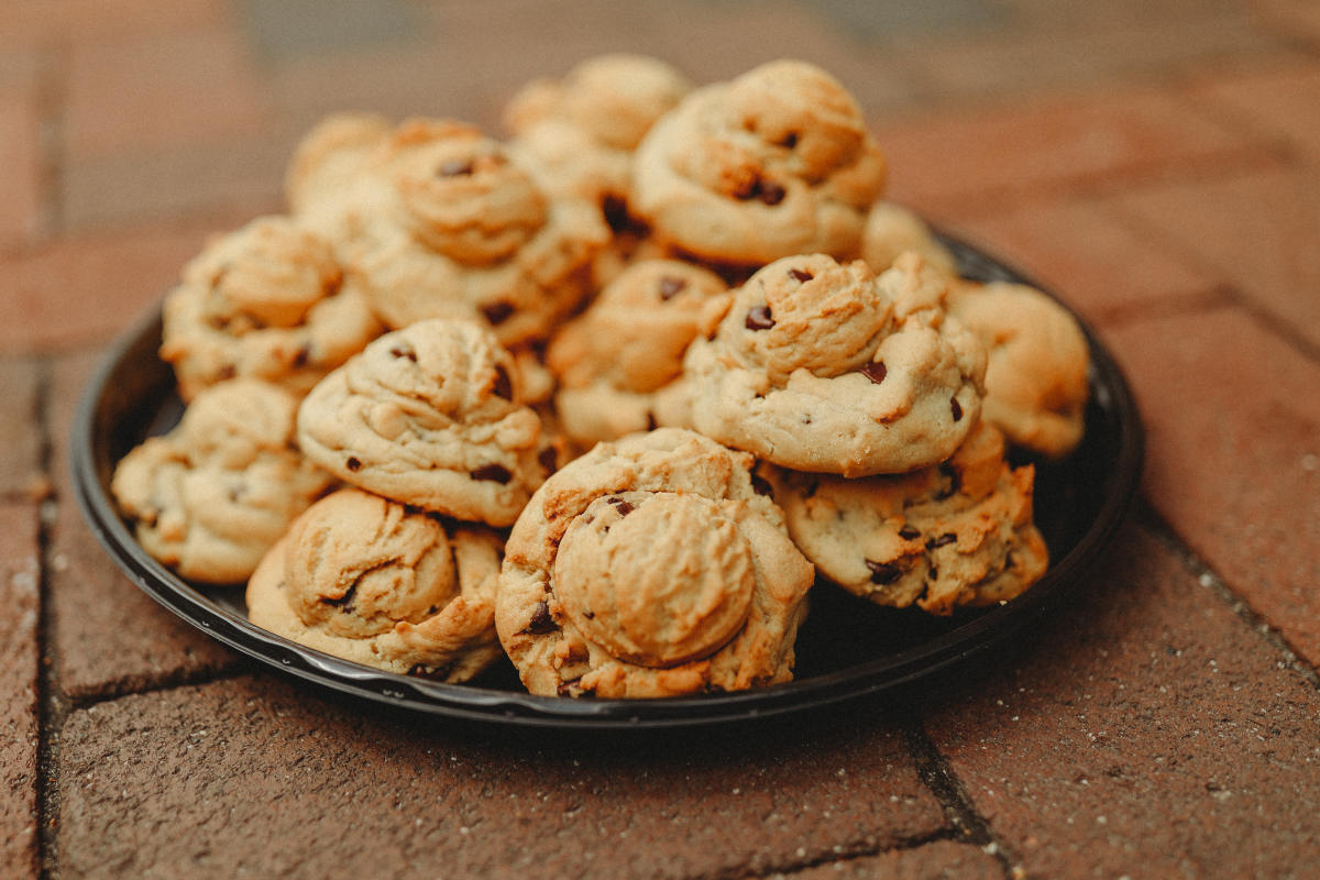 A Plate of grandma's Christmas cookies in St. Charles