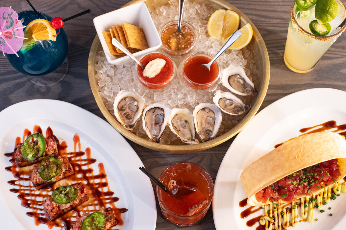 Seafood at Napoli Sea in St. Charles, Missouri.