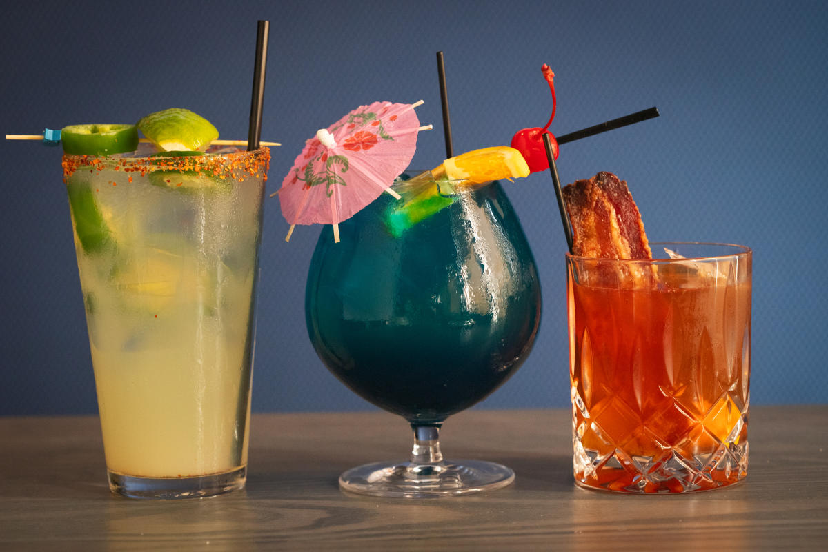 Cocktails at Napoli Sea in St. Charles, Missouri.