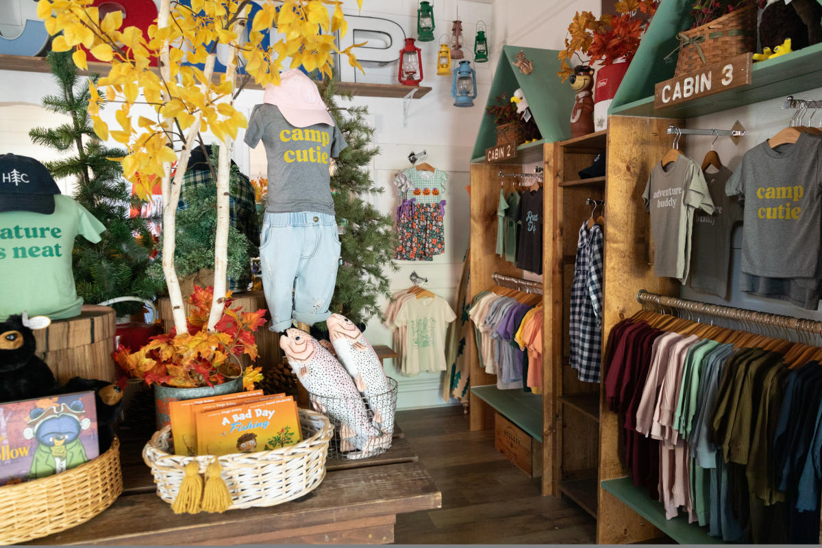 Kids Merchandise at Happy Camper in St. Charles, Missouri.