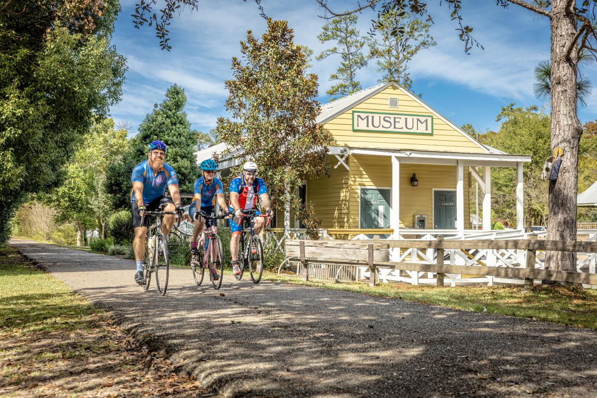Pedaling the Tammany Trace by Abita Springs Trailhead Museum