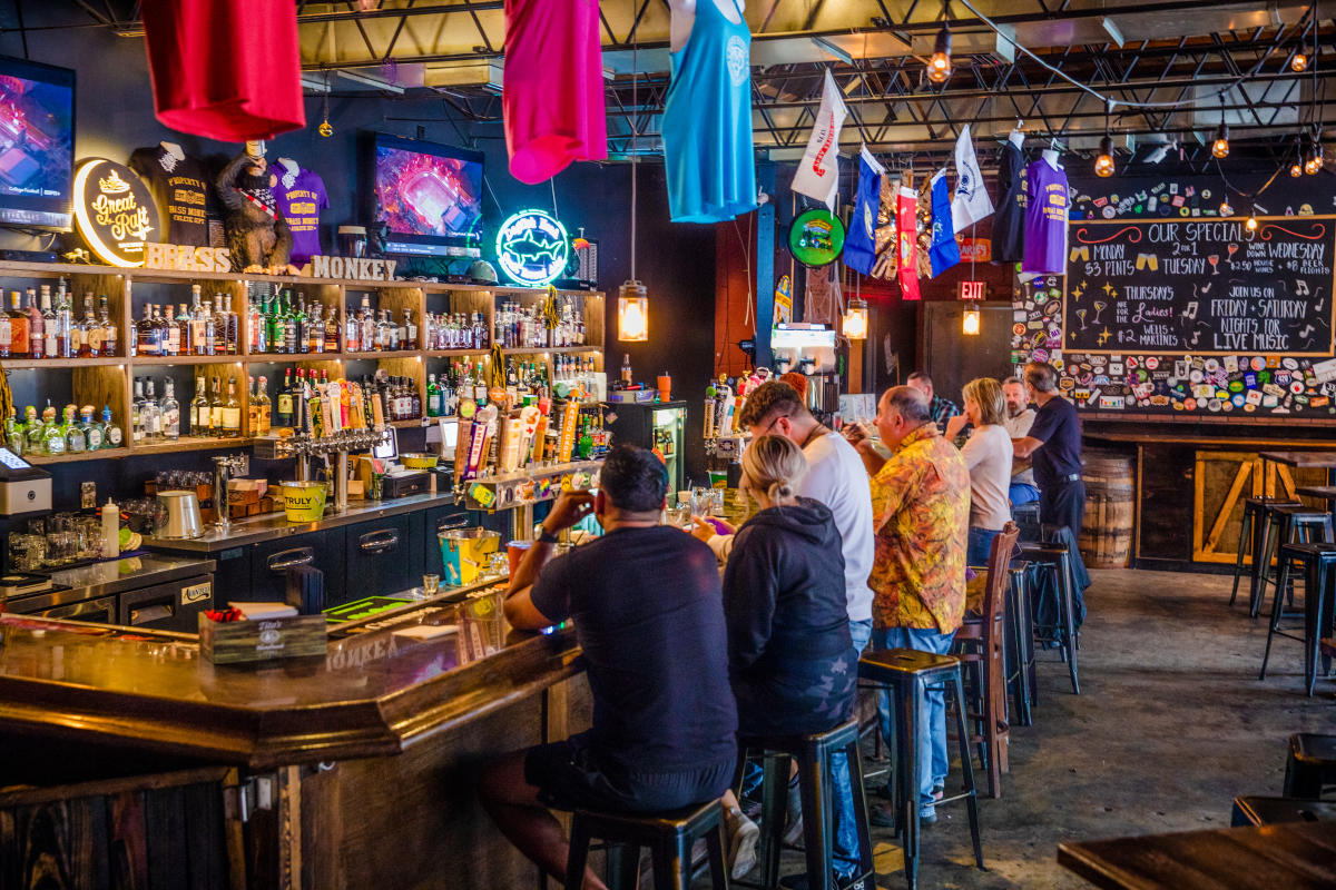 The Brass Monkey Draught Emporium in Olde Towne Slidell