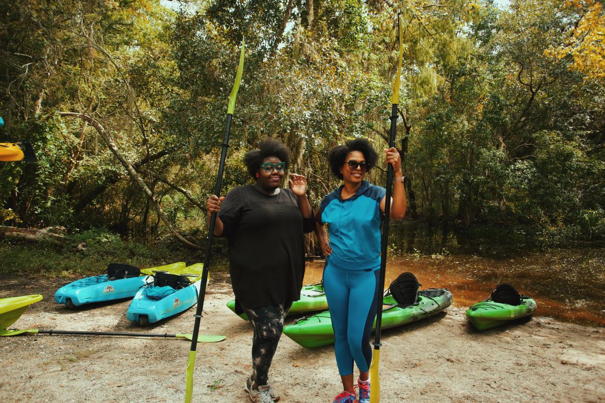 Brandy & Jada at Cane Bayou Kayak Launch