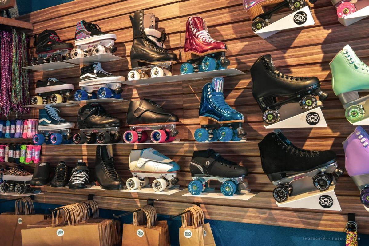 Surf City Skates Wall