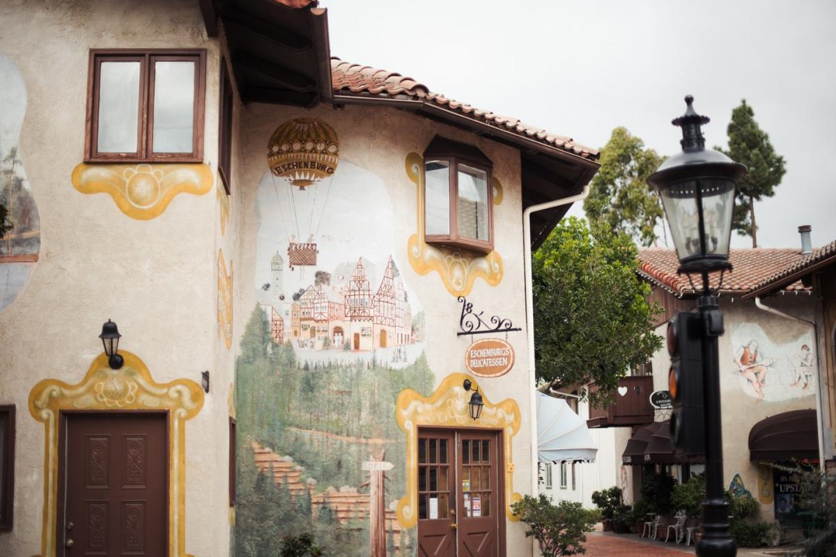 Old World Village in Huntington Beach, California