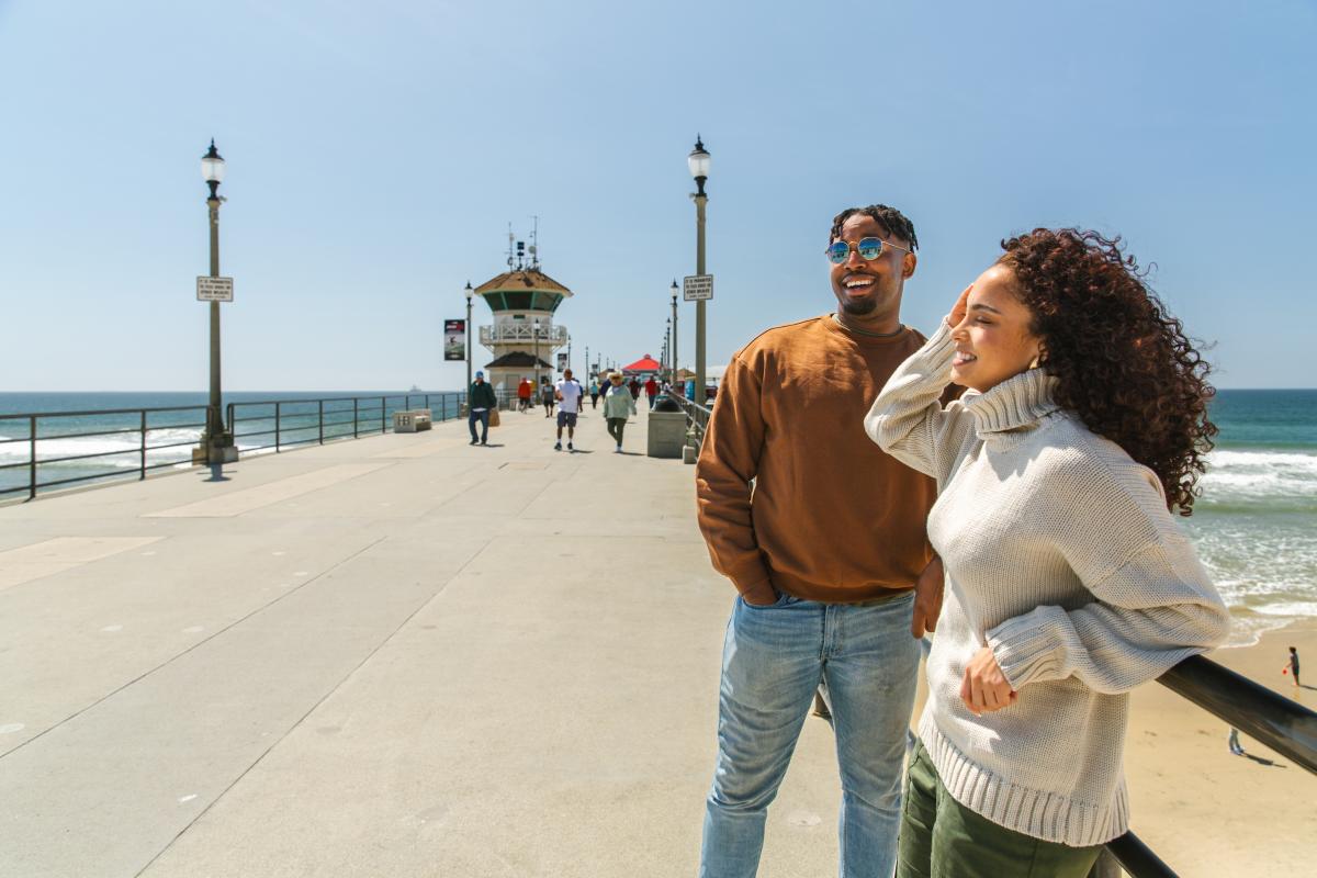 Walking on Pier