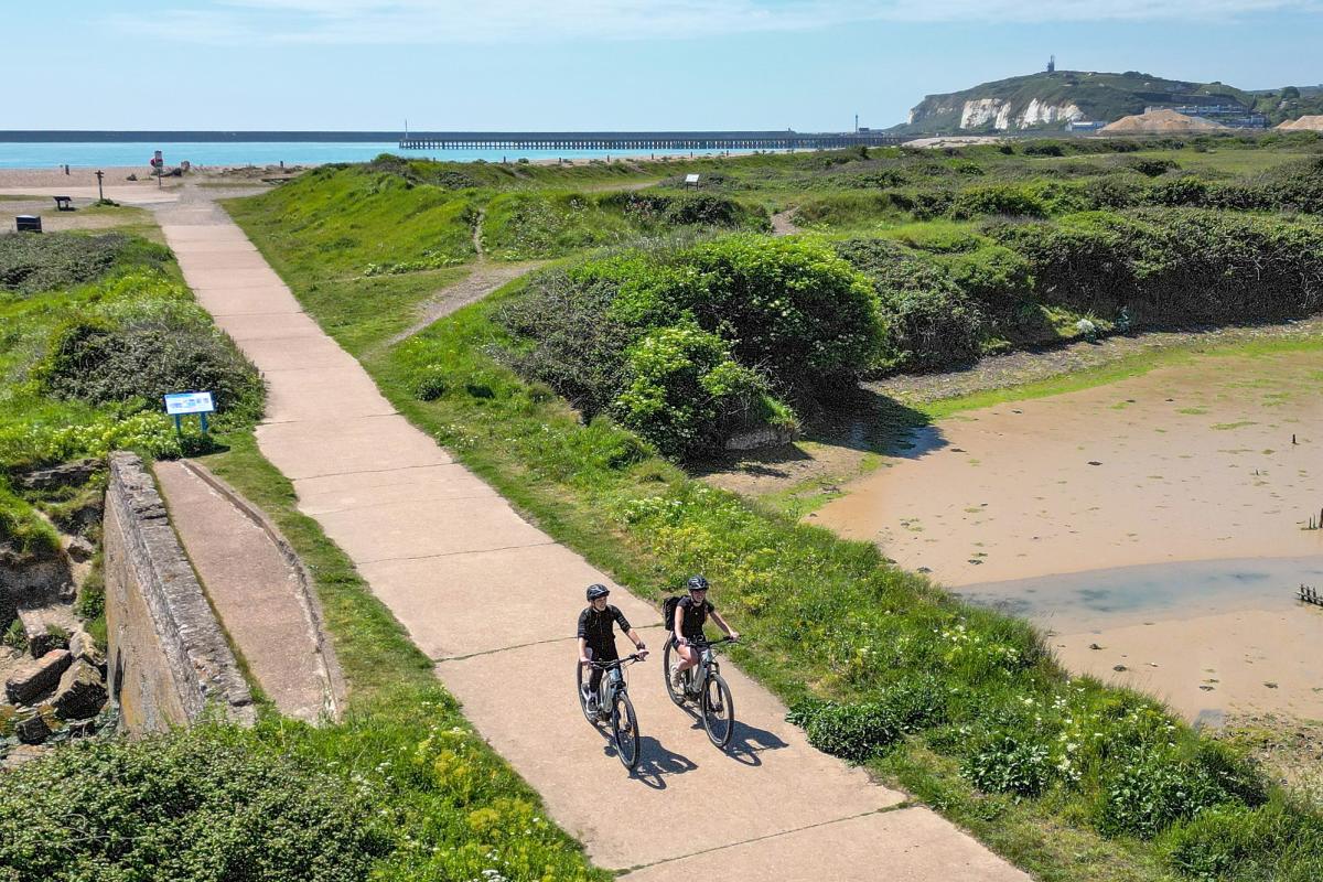 Tides Mill aerial Cycling
