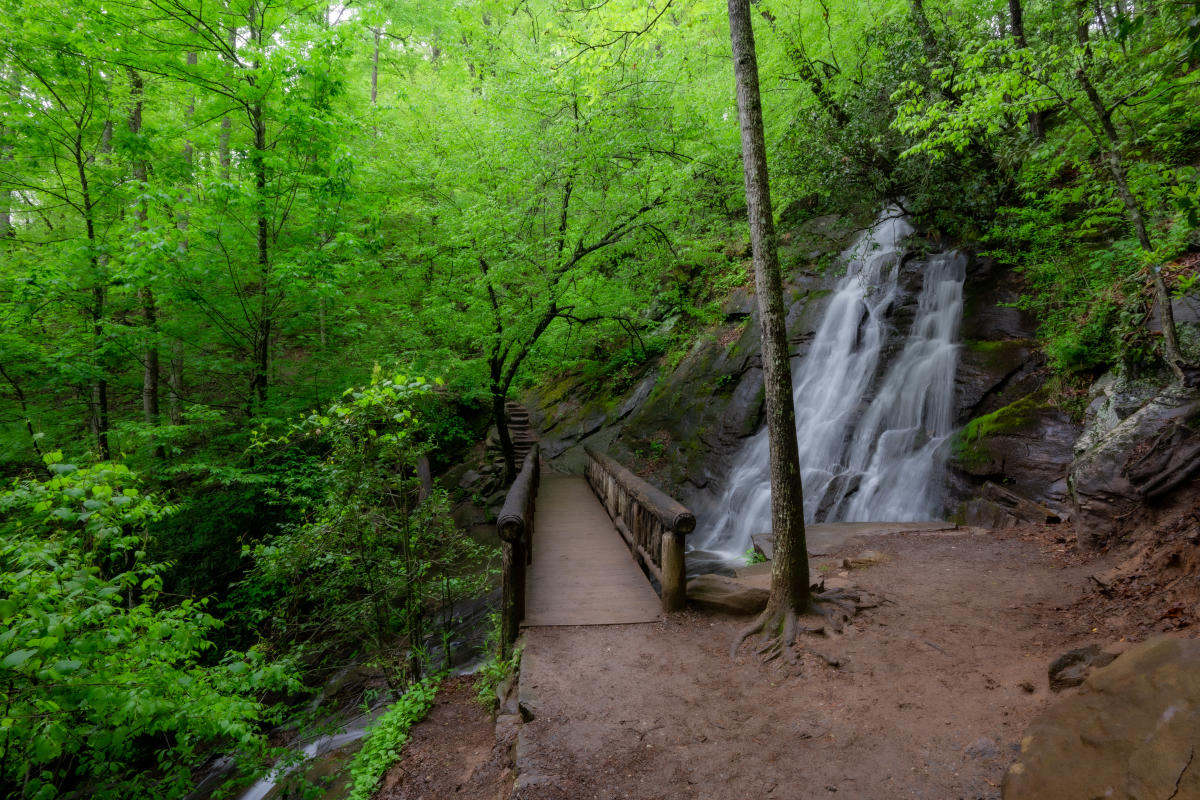 Juneywhank Falls in Springtime