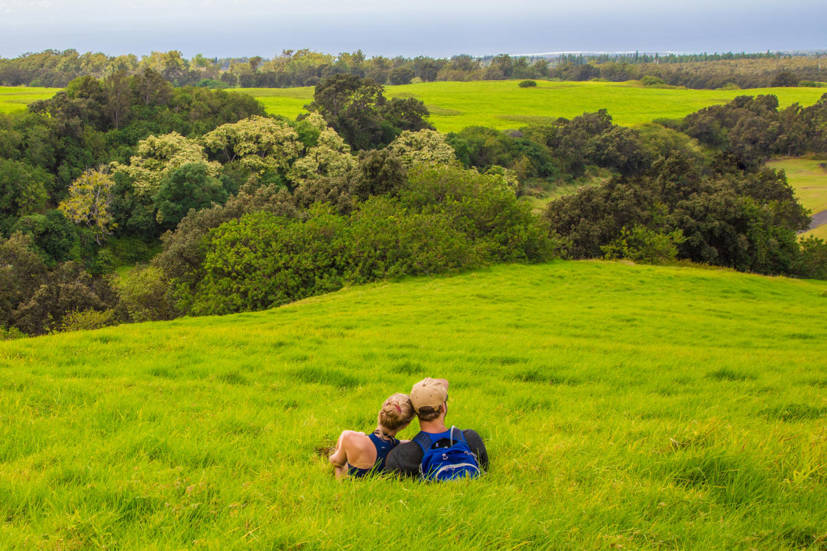 Hikers Resting Hawaii