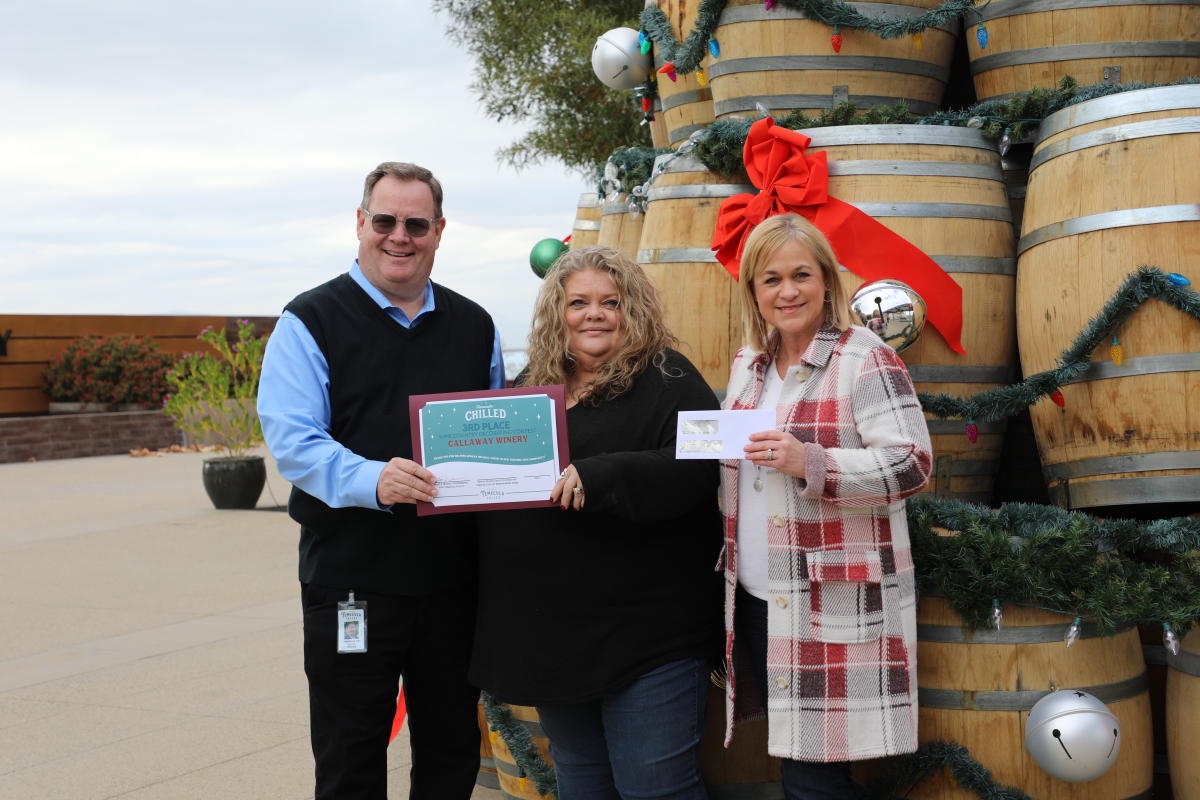 Callaway Winery, 3rd Place Decorating Contest 2024