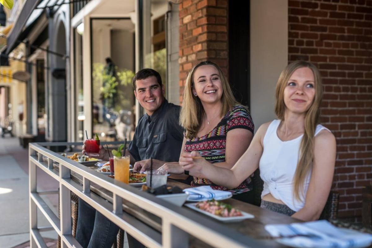 Dine Overlooking the Park at La Cosecha