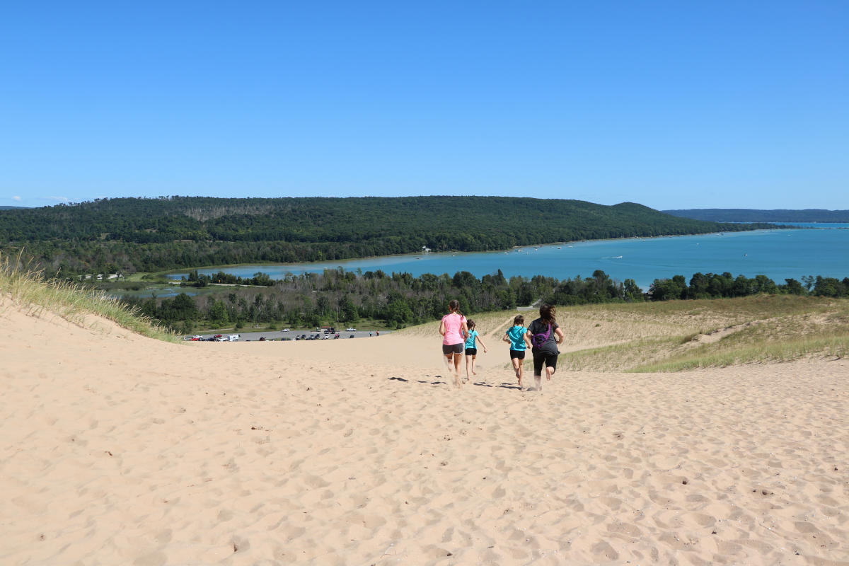 Family Dune Climb at Sleeping Bear Dunes