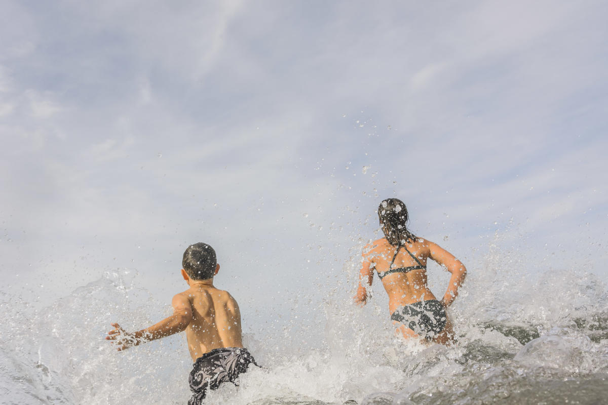 Running on the Beach