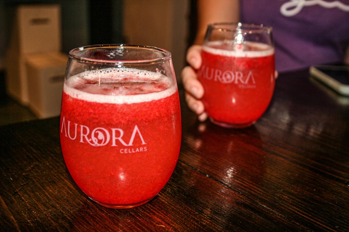 Aurora Cellars Strawberry Drink
