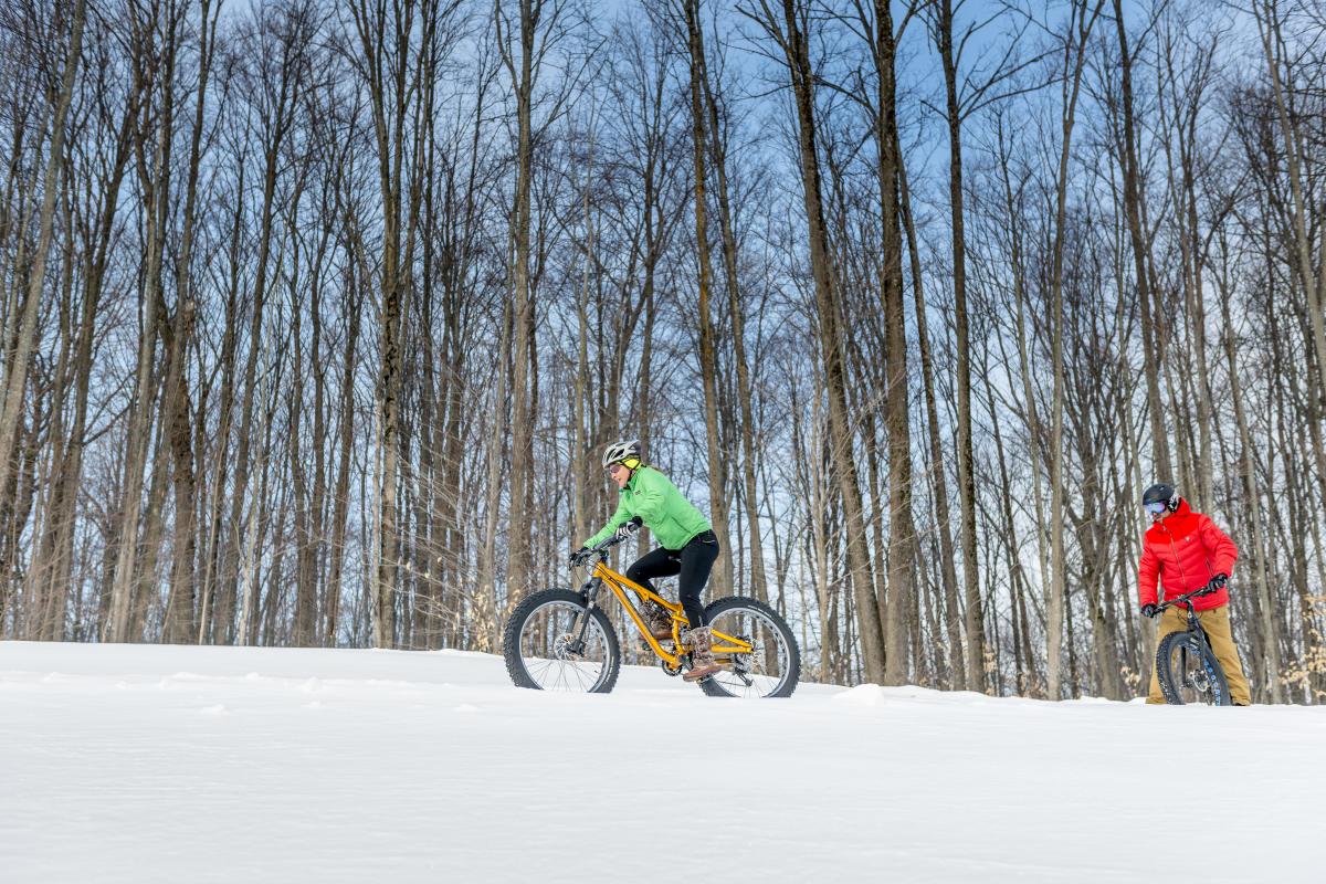 Fat Biking at Shanty Creek
