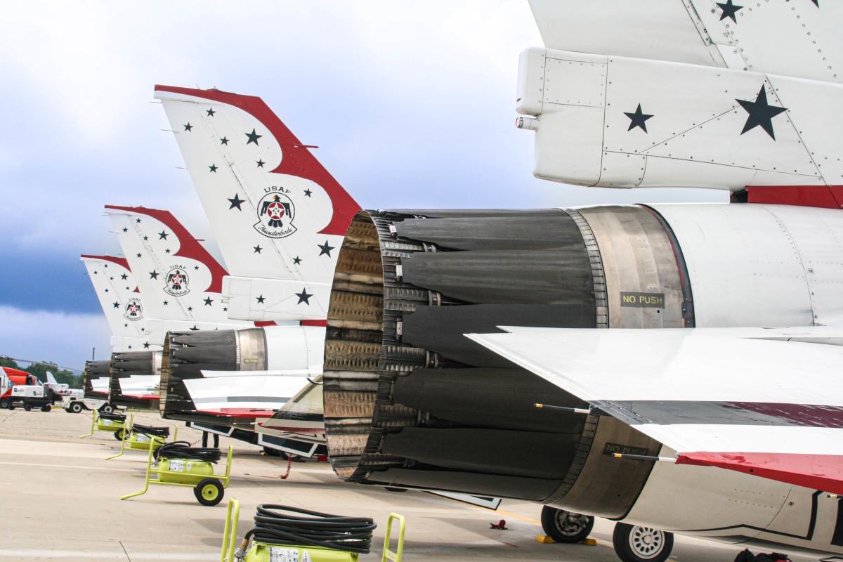 Thunderbirds arrival