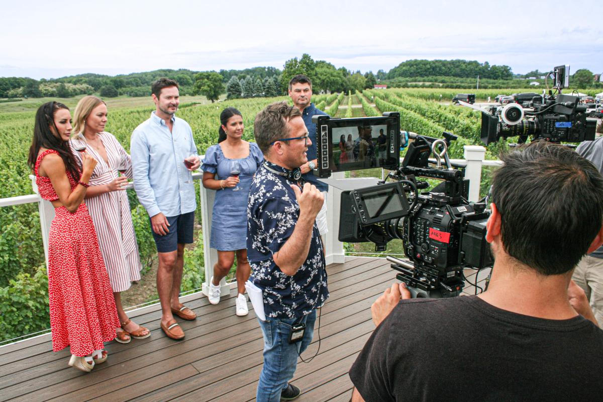 Wine First filming