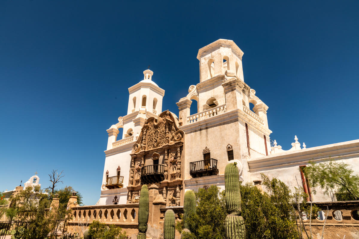 Exterior of Mission San Xavier del Bac