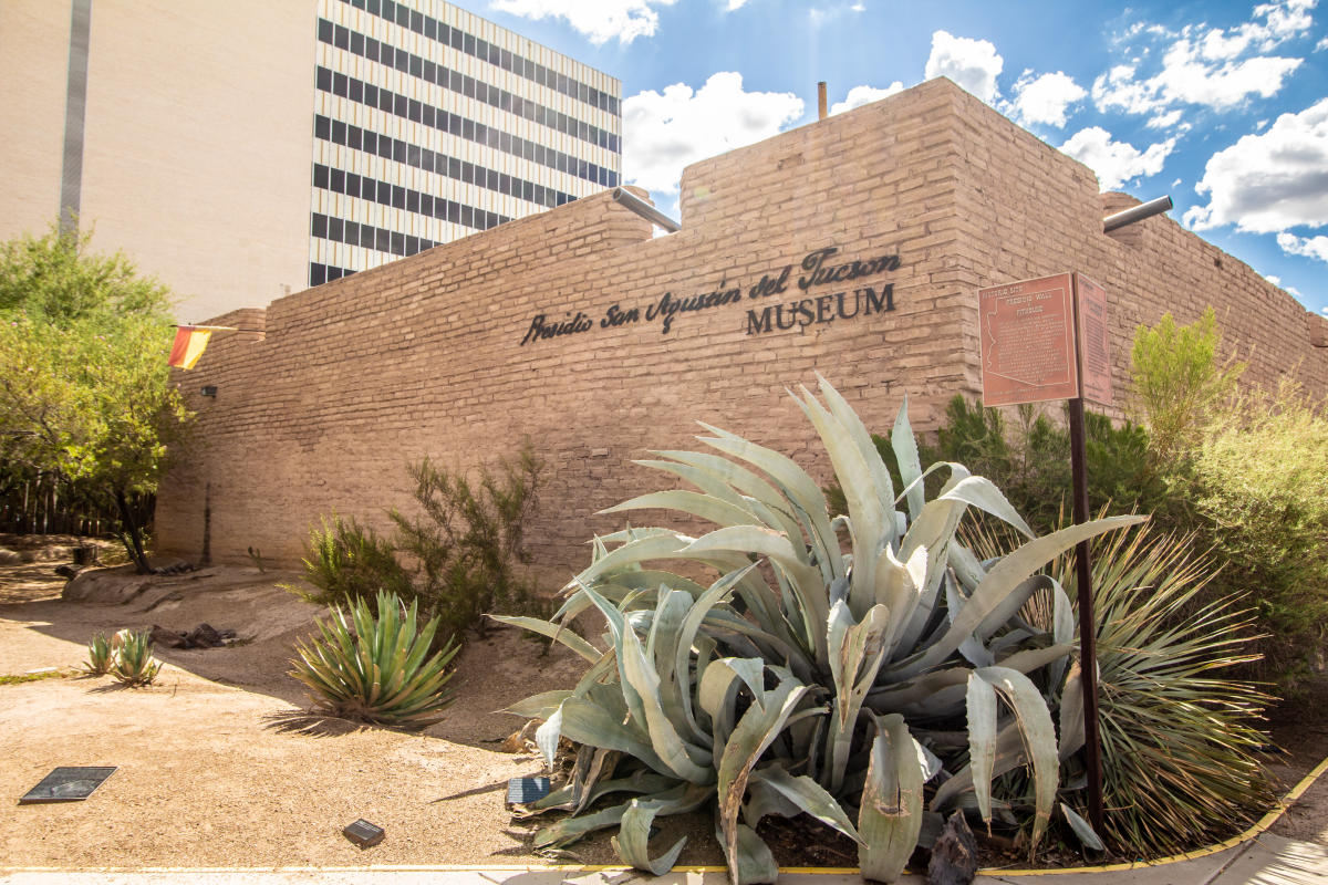 Exterior of the Presidio San Agustin Museum