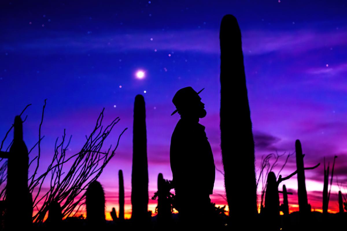 Ranger at Saguaro National Park West