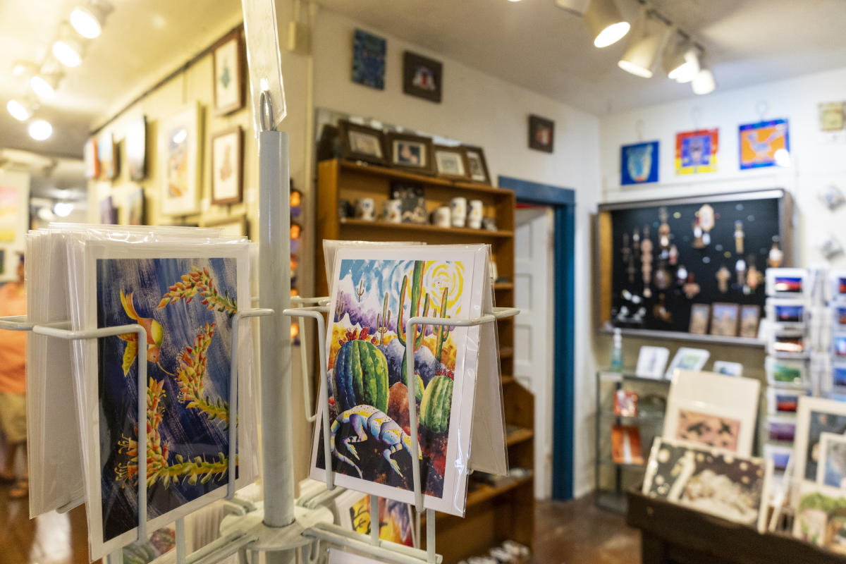 Interior of a shop in Old Town Artisans