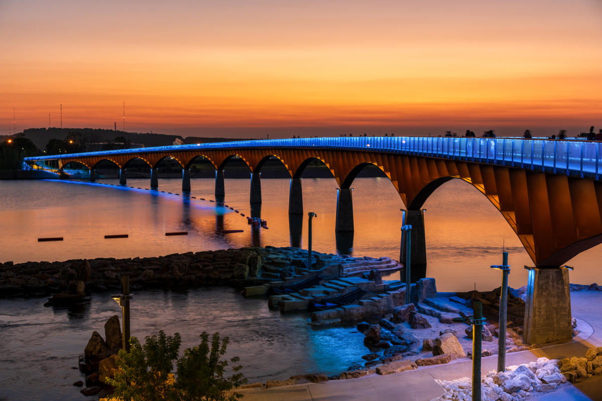 Williams Crossing Bridge - Arkansas River