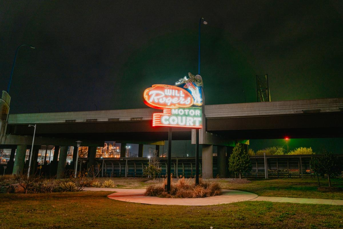 Neon Sign Park - Will Rogers Motor Court