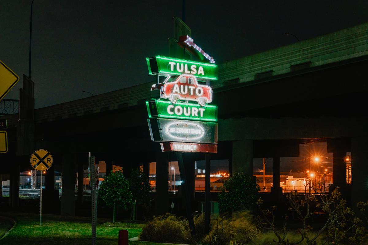 Neon Sign Park - Tulsa Auto Court