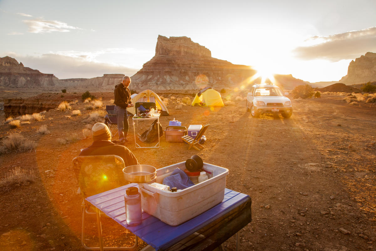 Car Camping in San Rafael Swell