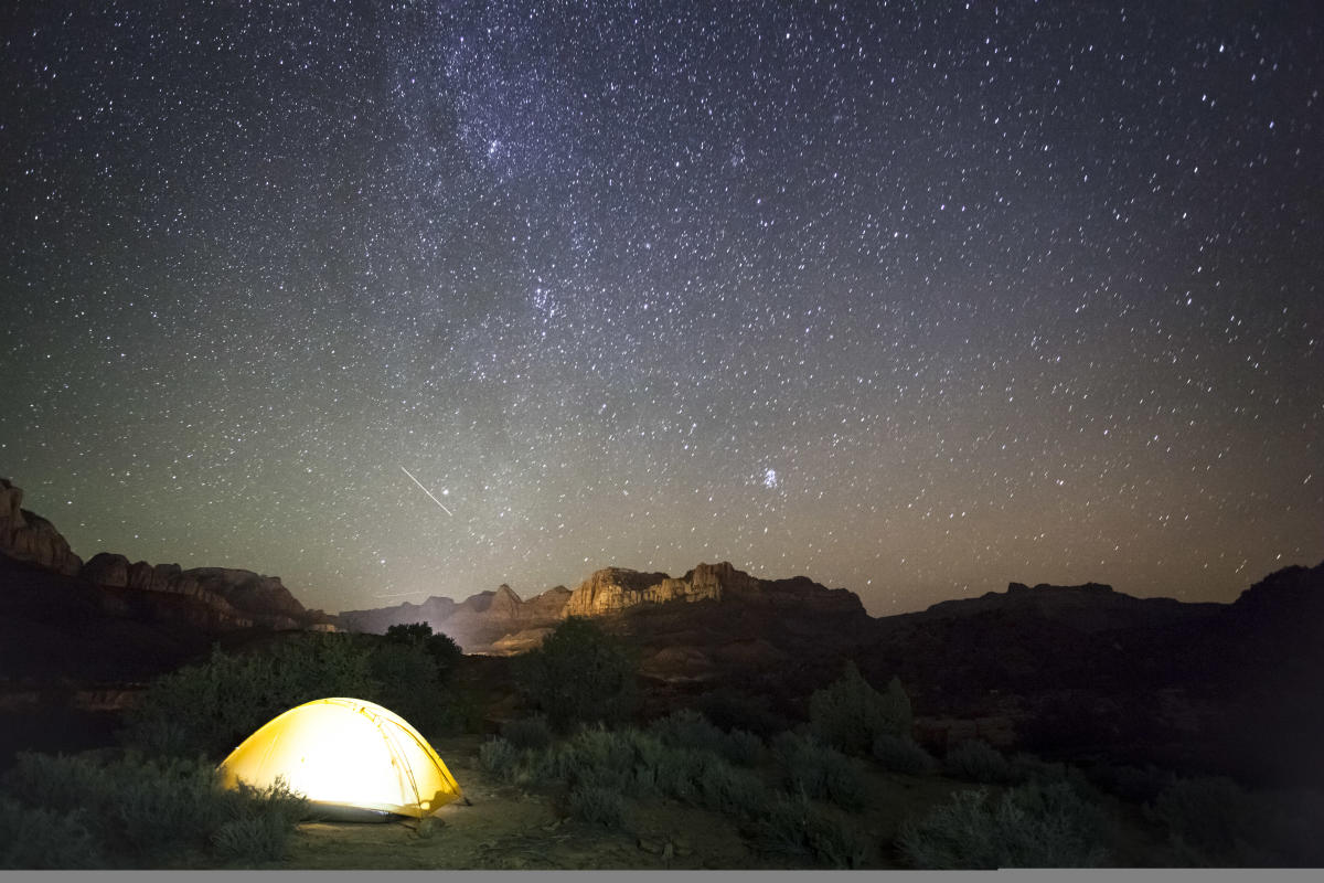 Camping Under the Stars in Zion National Park