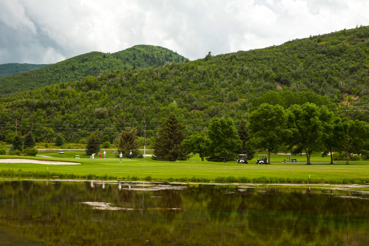 Golf course at Wasatch Mountain State Park