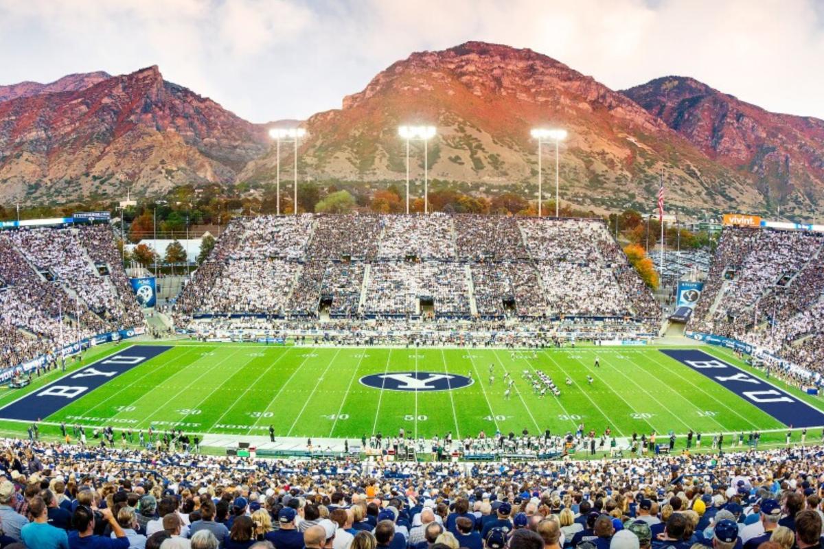 BYU Stadium Fall