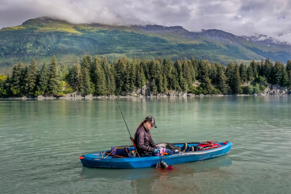 Fishing in a Kayak