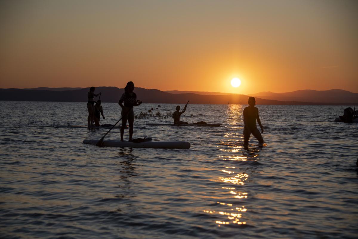 Paddling Boarding on Lake Champlain