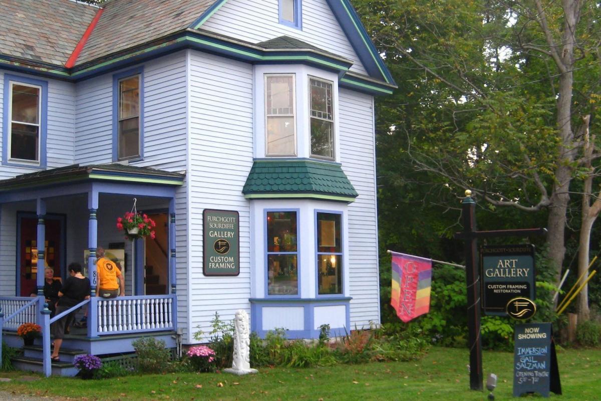 Shelburne’s Furchgott Sourdiffe Gallery not only showcases fine art, handmade crafts, and jewelry, but also offers first-rate framing and restoration services. - 