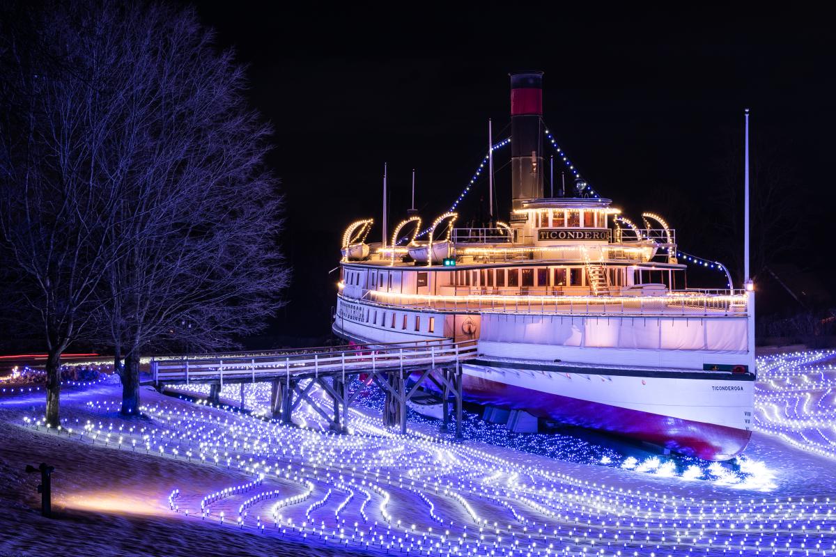 Winter Lights at Shelburne Museum