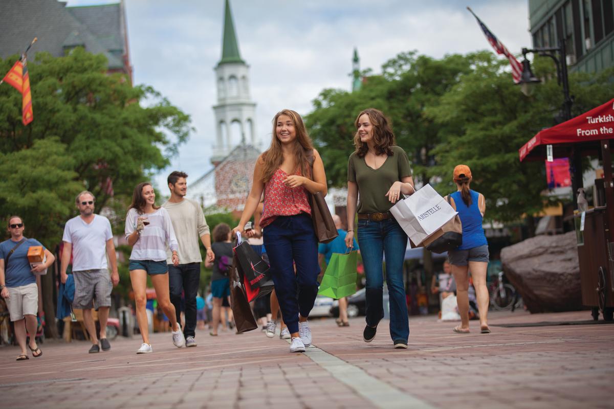women shopping on Church Street